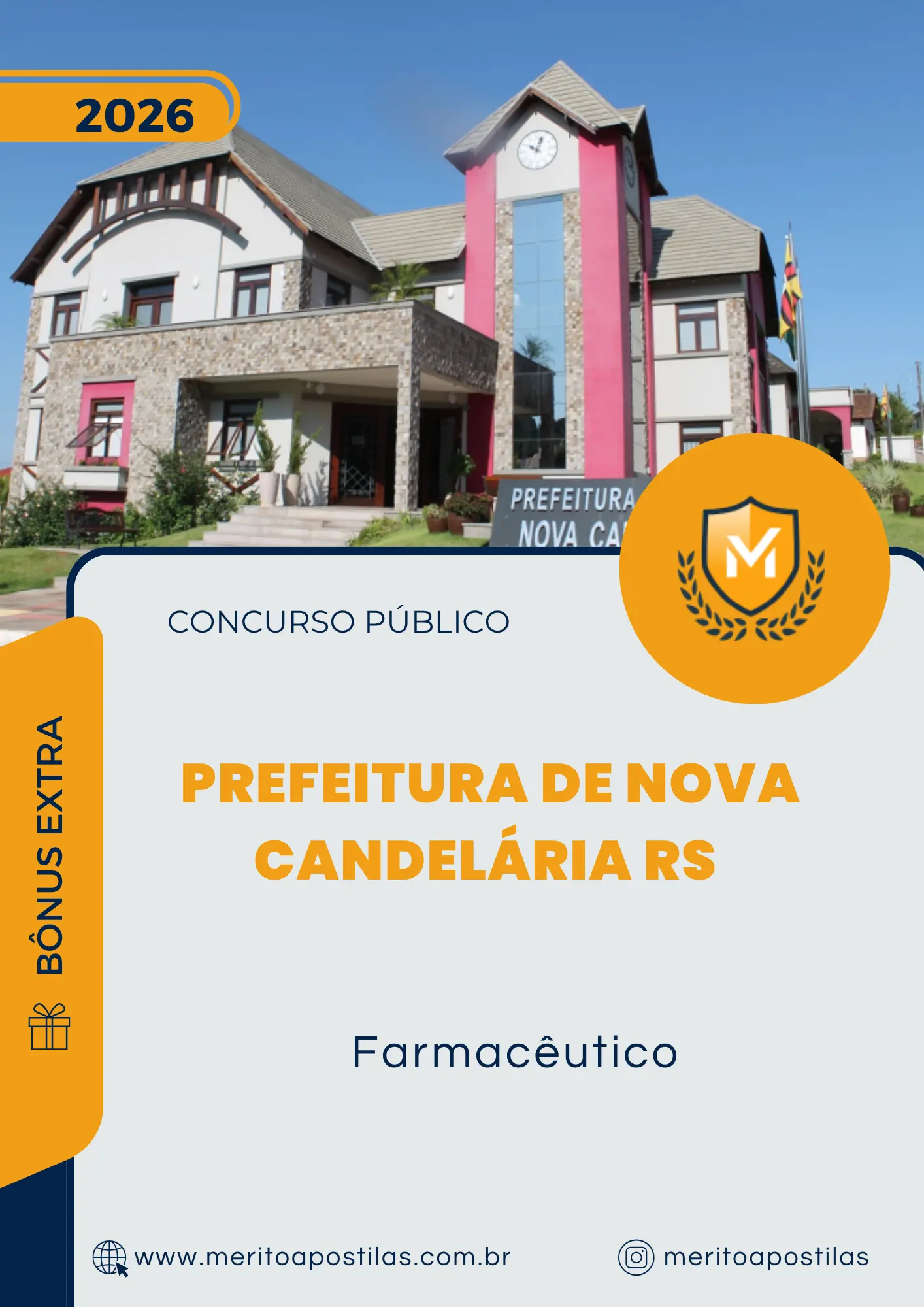 Apostila Farmacêutico Prefeitura de Nova Candelária RS 2026