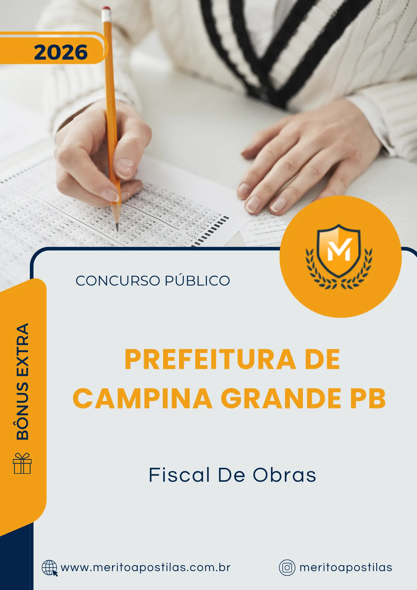 Apostila Fiscal De Obras Prefeitura de Campina Grande PB 2026
