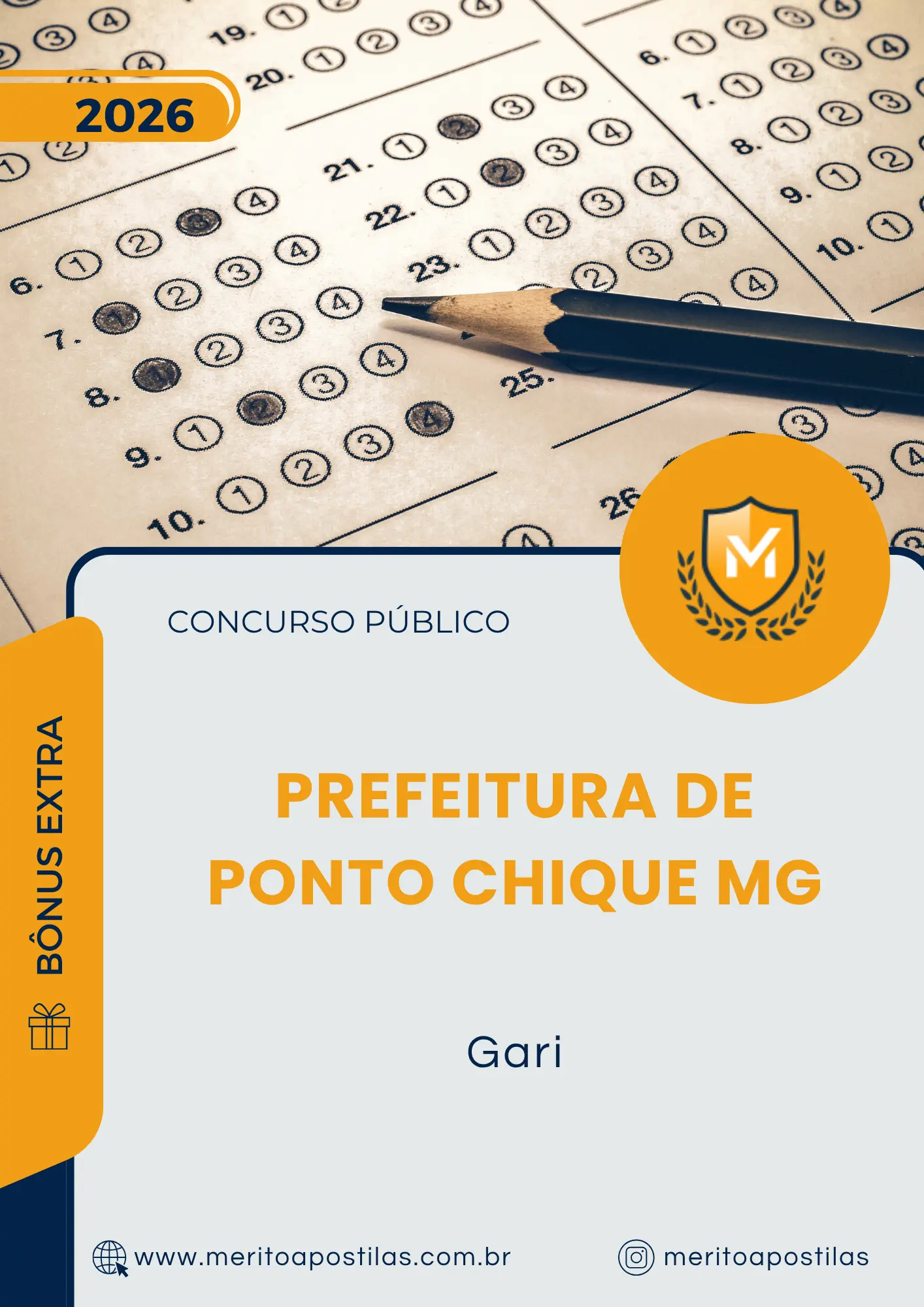 Apostila Gari Prefeitura de Ponto Chique MG 2026