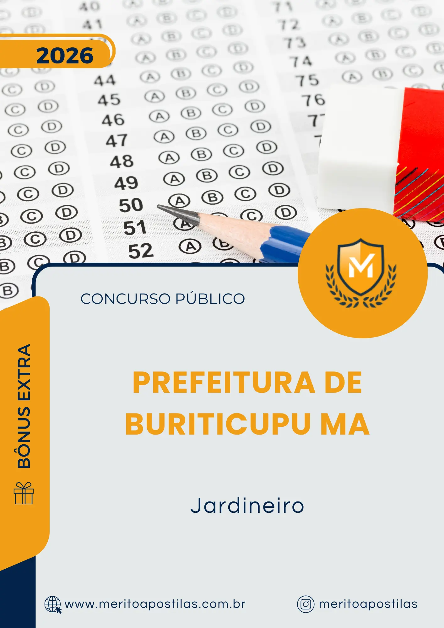 Apostila Jardineiro Prefeitura de Buriticupu MA 2026