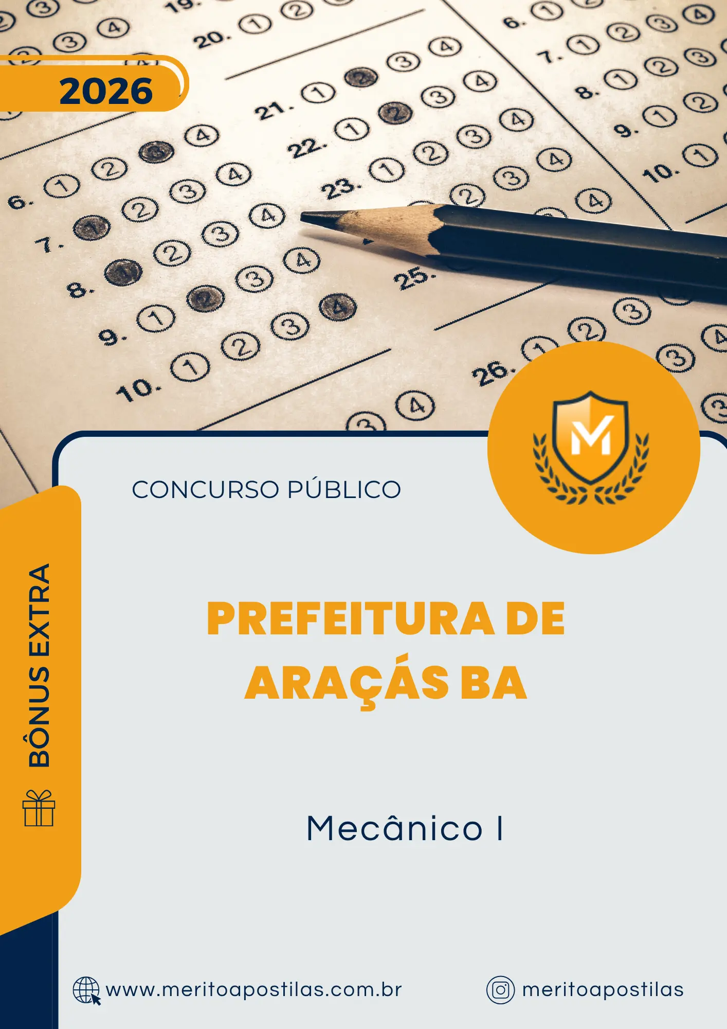 Apostila Mecânico I Prefeitura de Araçás BA 2026