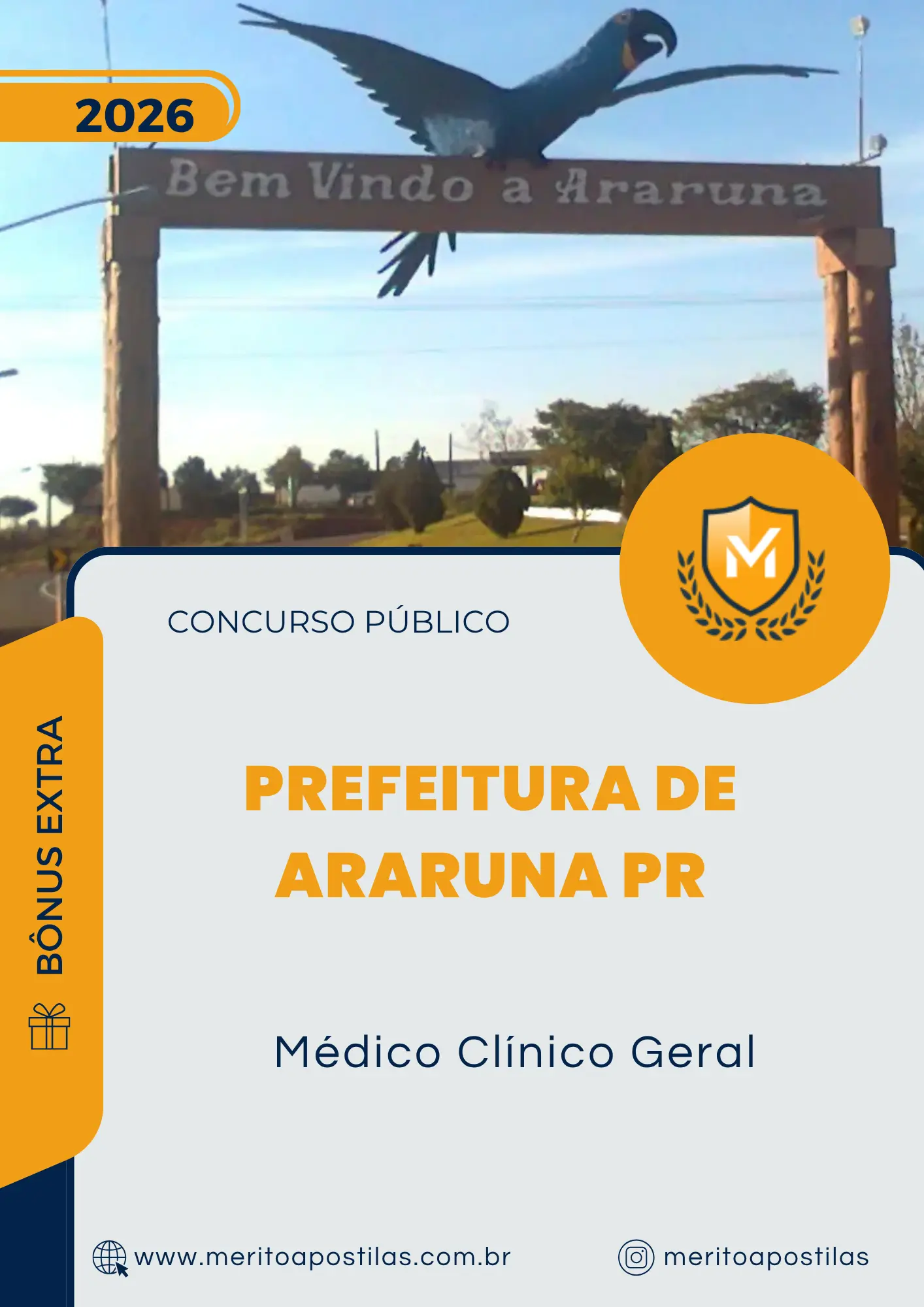 Apostila Médico Clínico Geral Prefeitura de Araruna PR 2026