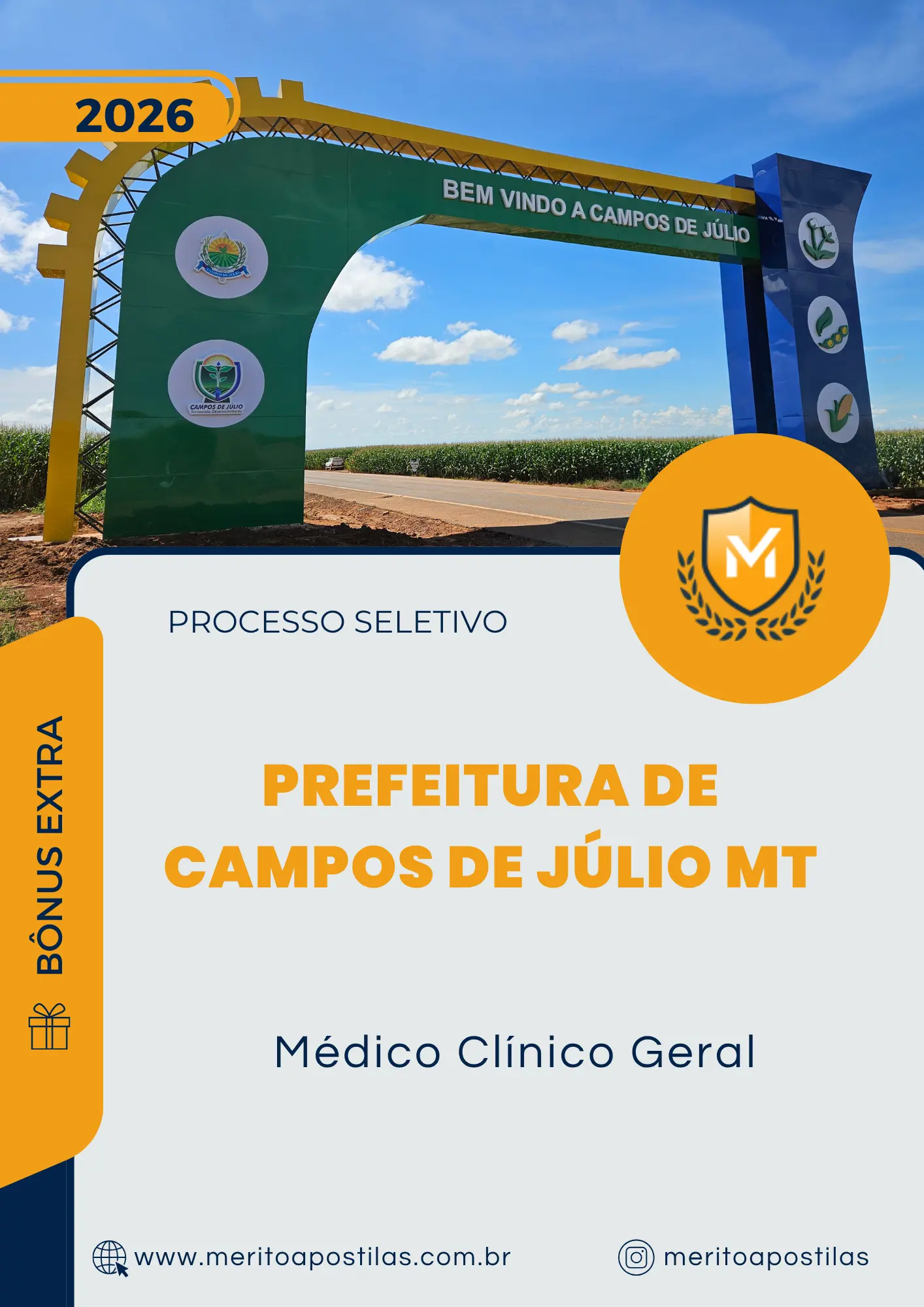 Apostila Médico Clínico Geral Prefeitura de Campos de Júlio MT 2026