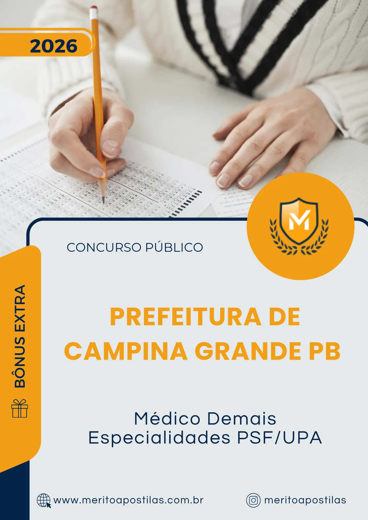 Apostila Médico Demais Especialidades PSF UPA Prefeitura de Campina Grande PB 2026