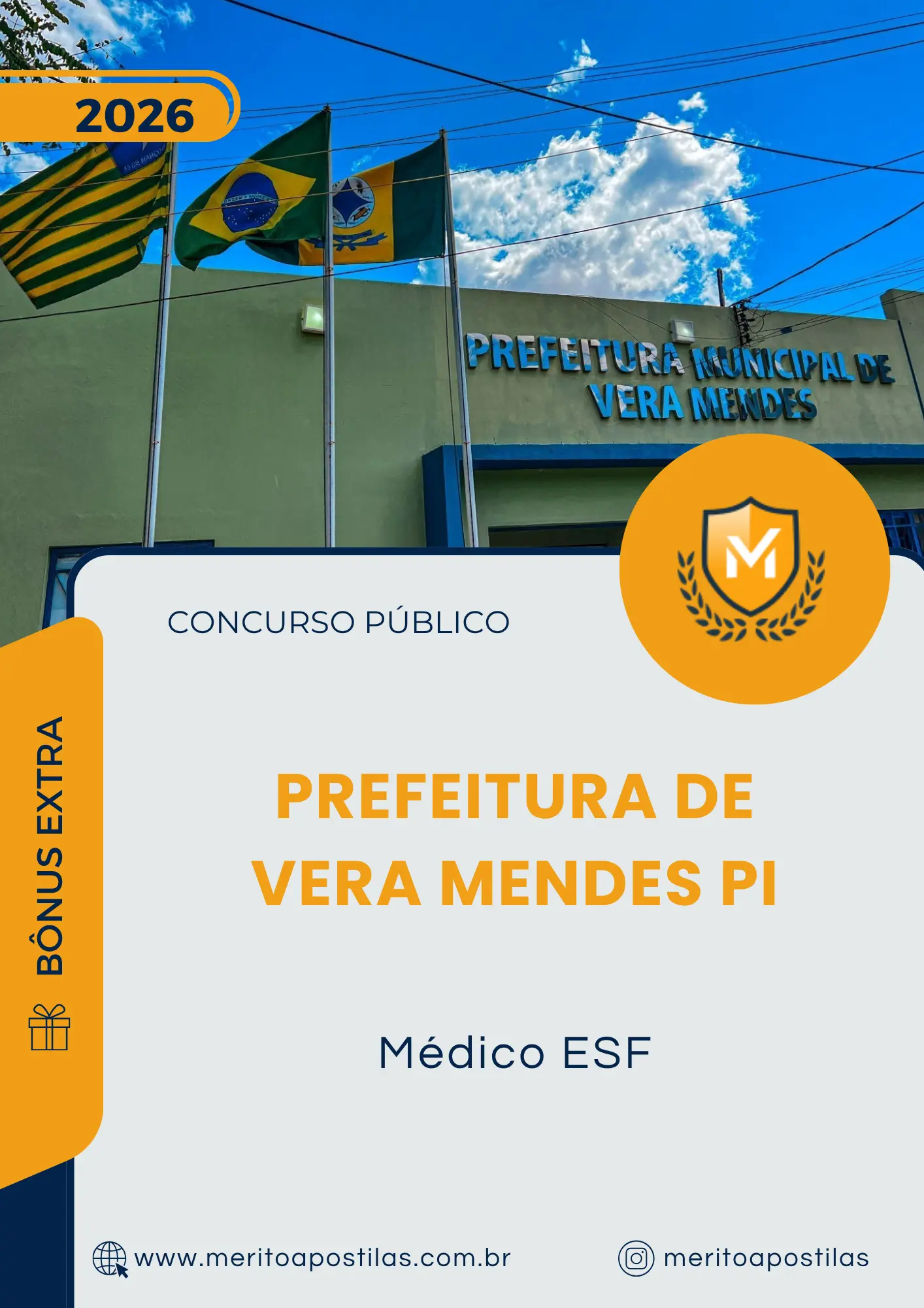 Apostila Médico ESF Prefeitura de Vera Mendes PI 2026