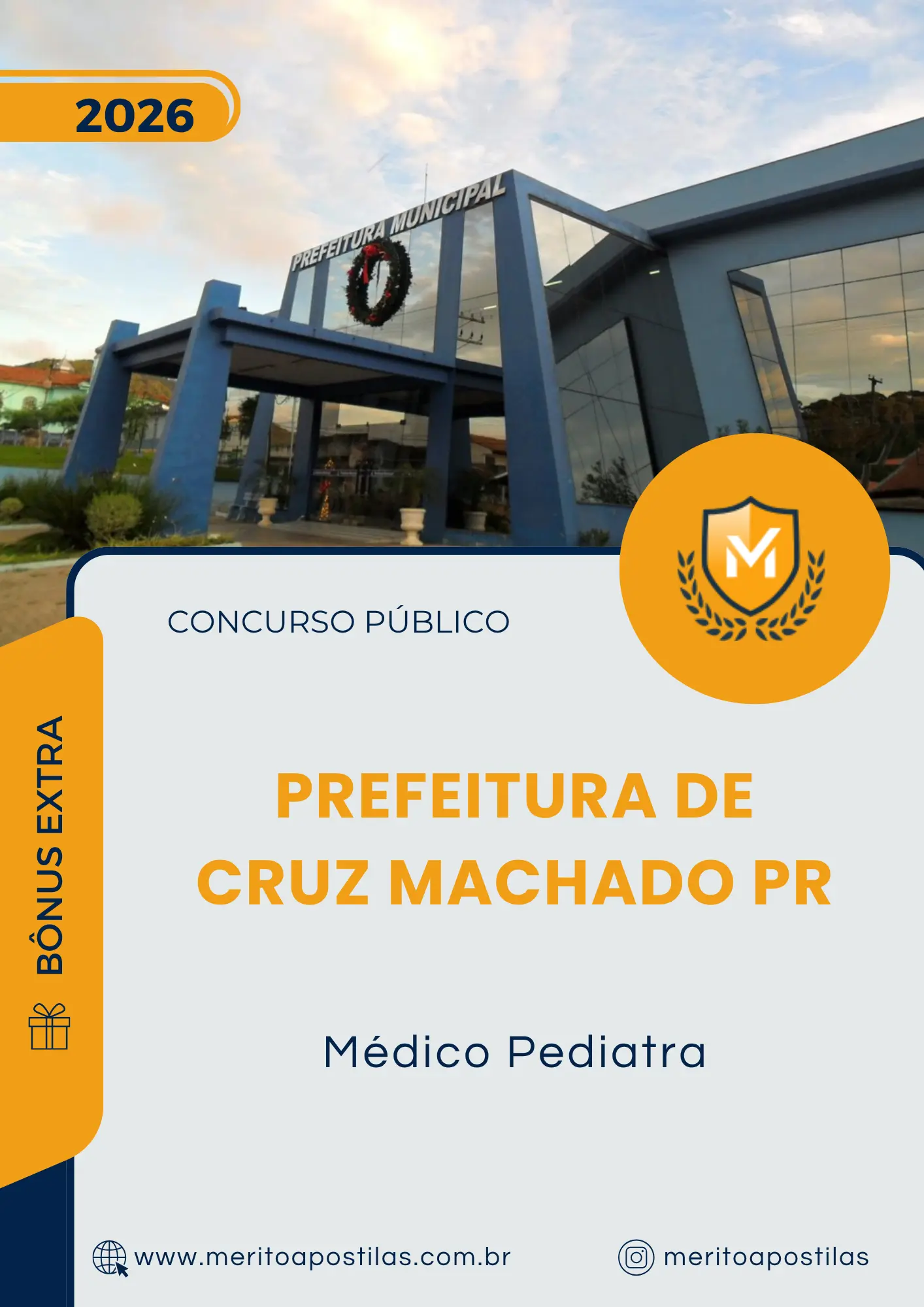 Apostila Médico Pediatra Prefeitura de Cruz Machado PR 2026