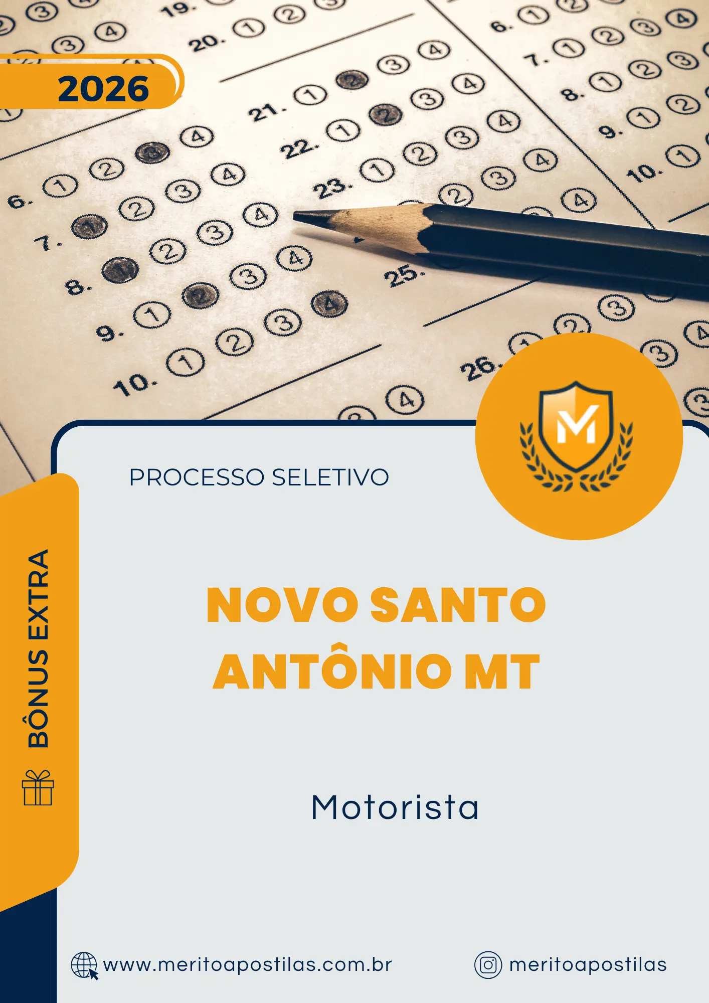 Apostila Motorista Prefeitura de Novo Santo Antônio MT 2026