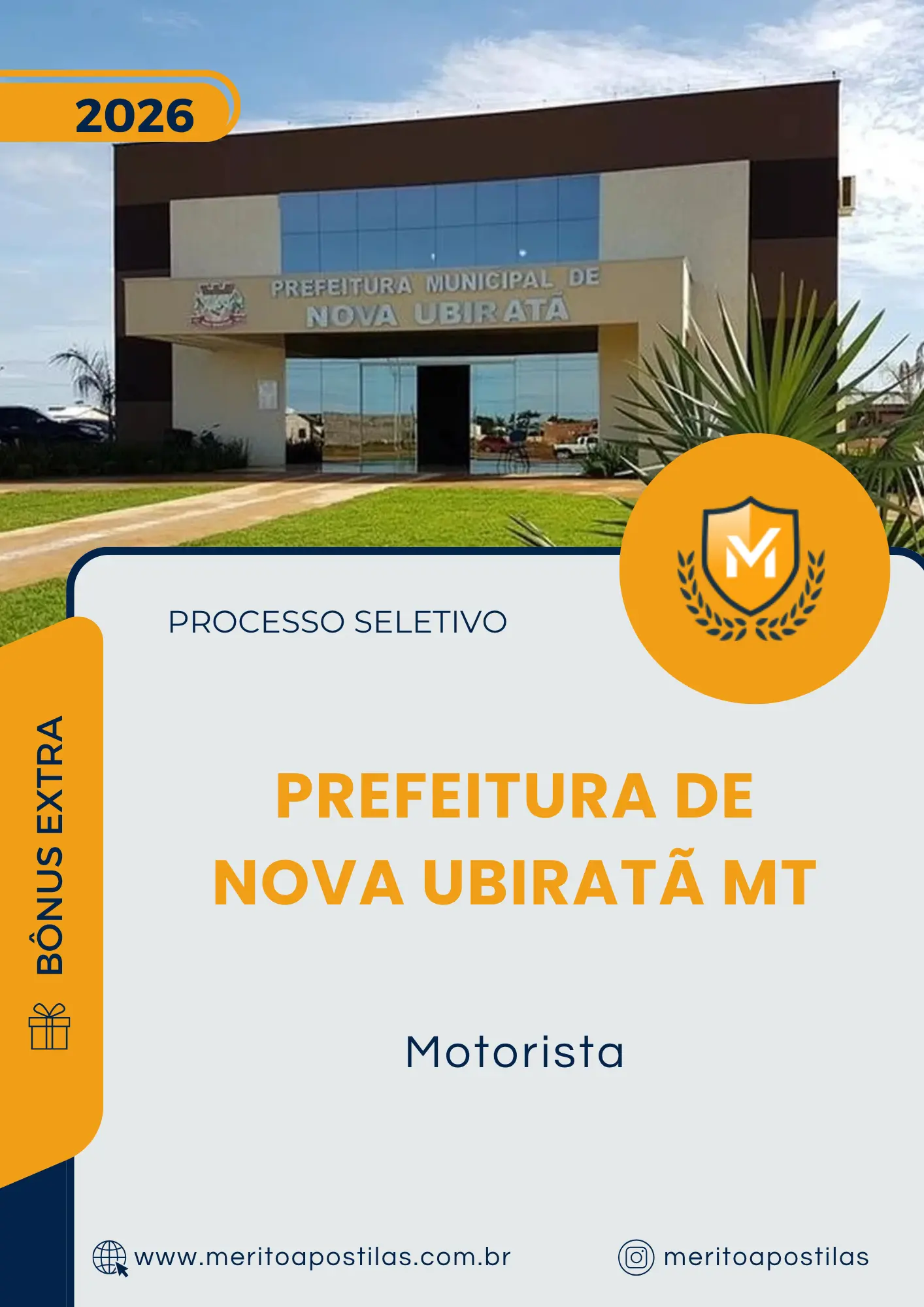 Apostila Motorista Prefeitura de Nova Ubiratã MT 2026