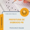 Apostila Motorista D Saúde Prefeitura de Sobrado PB 2026