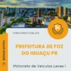 Apostila Motorista de Veículos Leves I Prefeitura de Foz do Iguaçu PR 2026