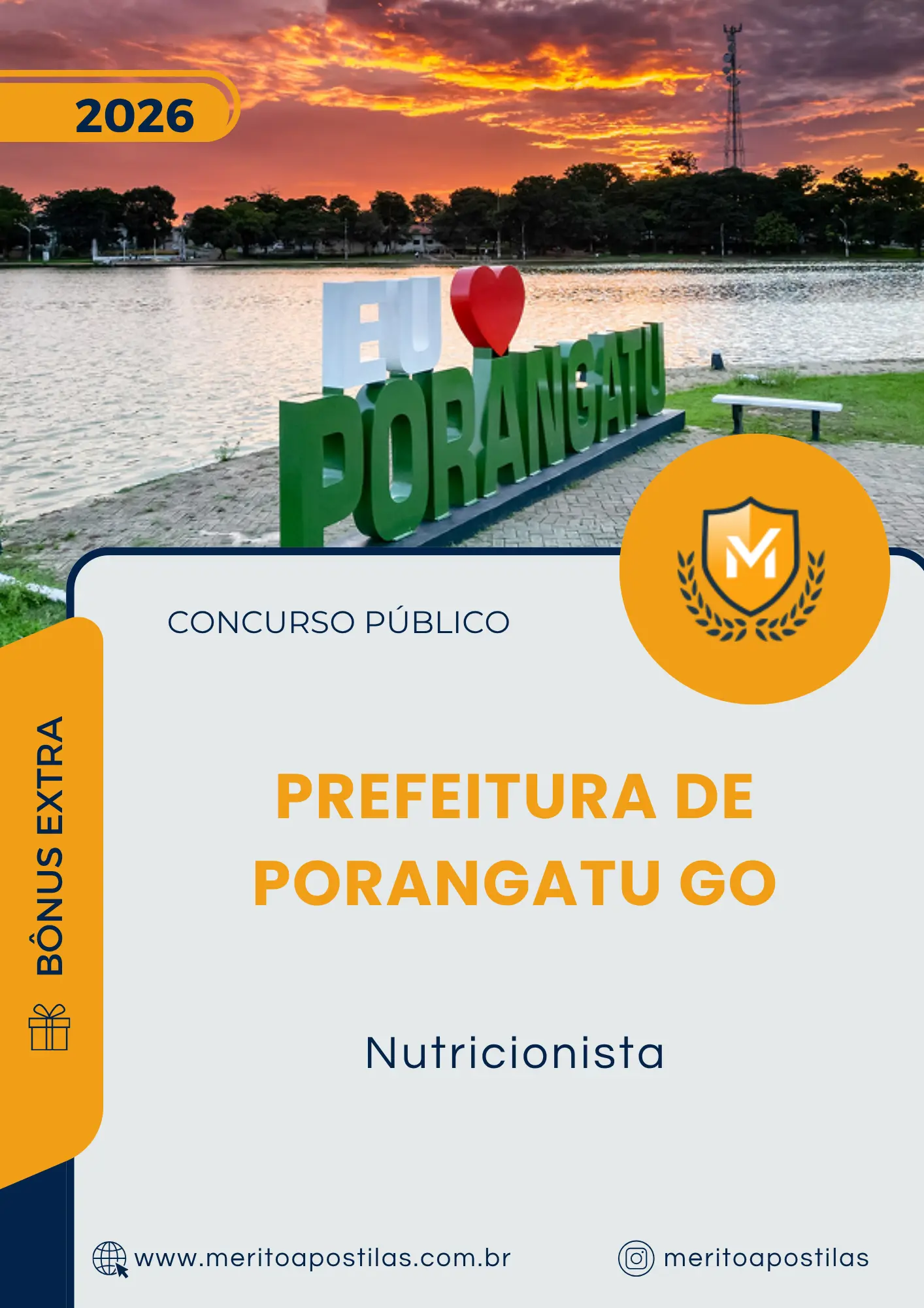 Apostila Nutricionista Prefeitura de Porangatu GO 2026