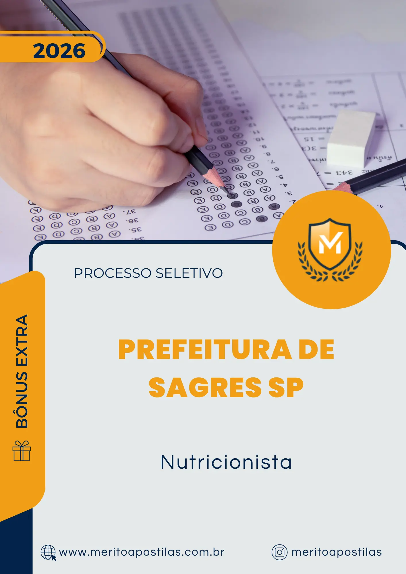 Apostila Nutricionista Prefeitura de Sagres SP 2026