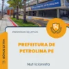 Apostila Nutricionista Prefeitura de Petrolina PE 2026