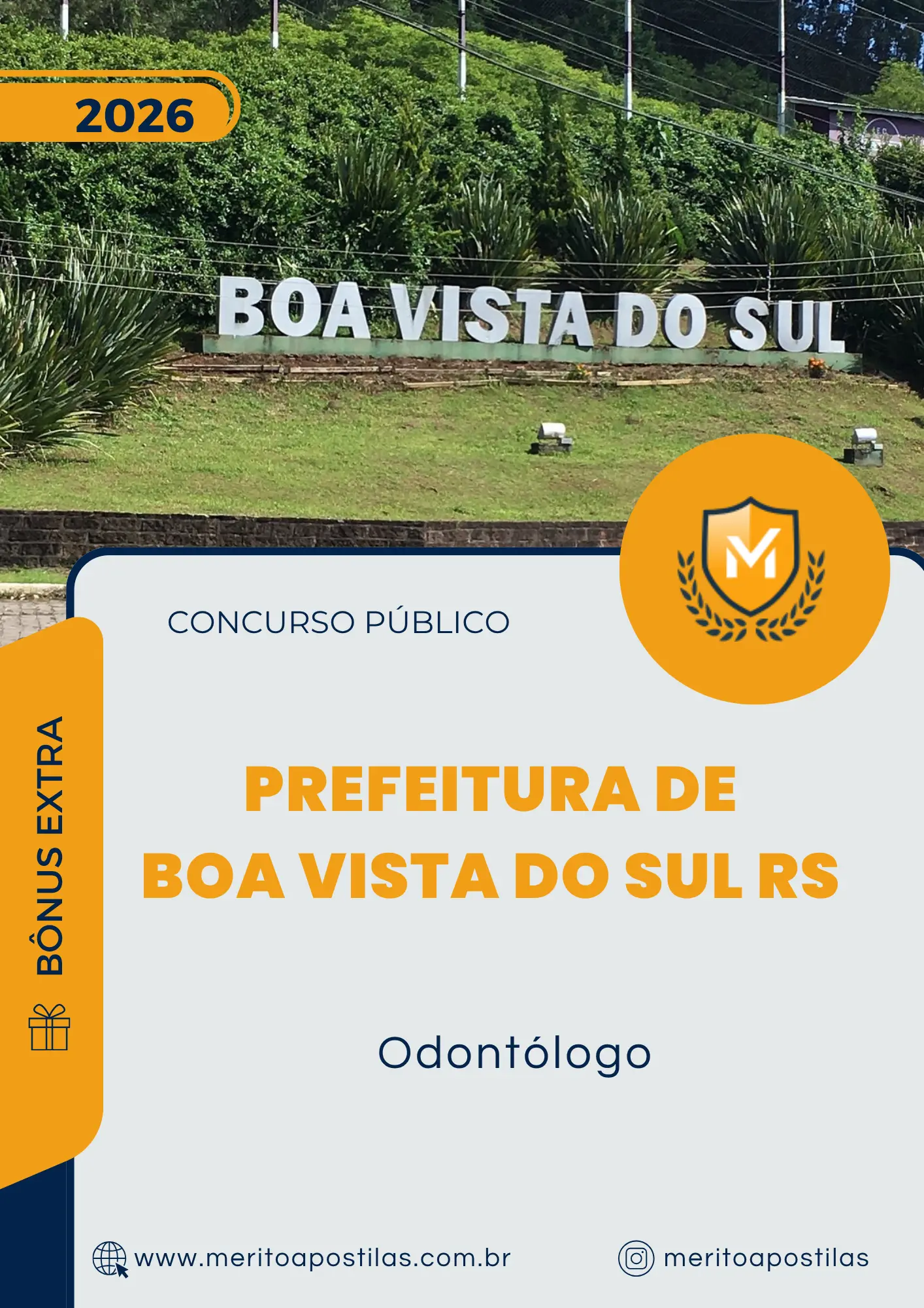 Apostila Odontólogo Prefeitura de Boa Vista do Sul RS 2026
