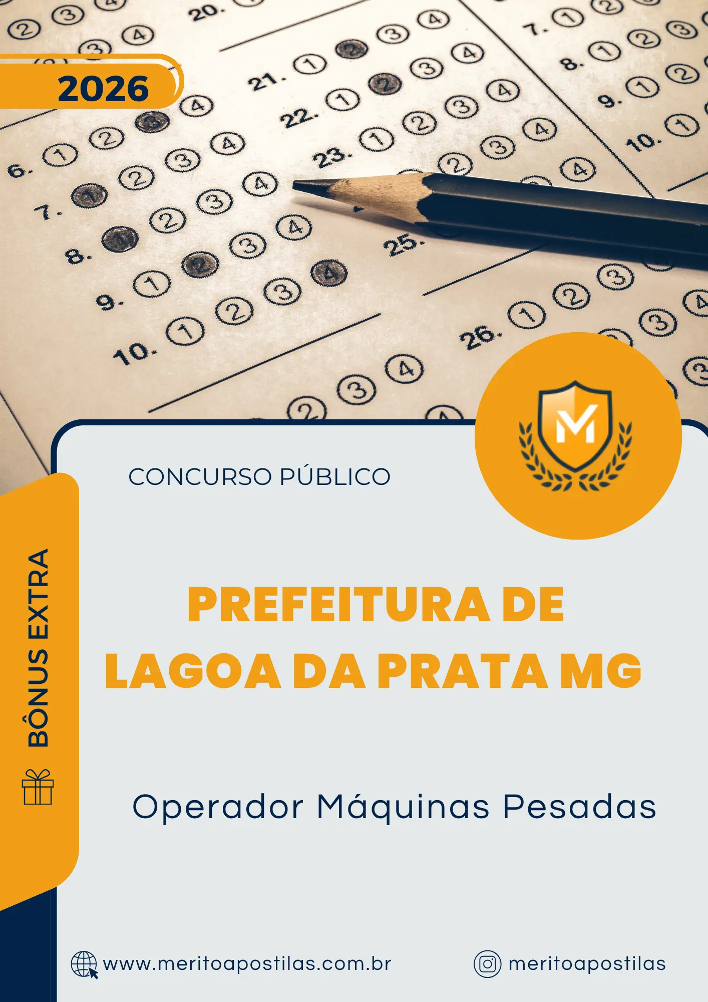 Apostila Operador Máquinas Pesadas Prefeitura de Lagoa da Prata MG 2026