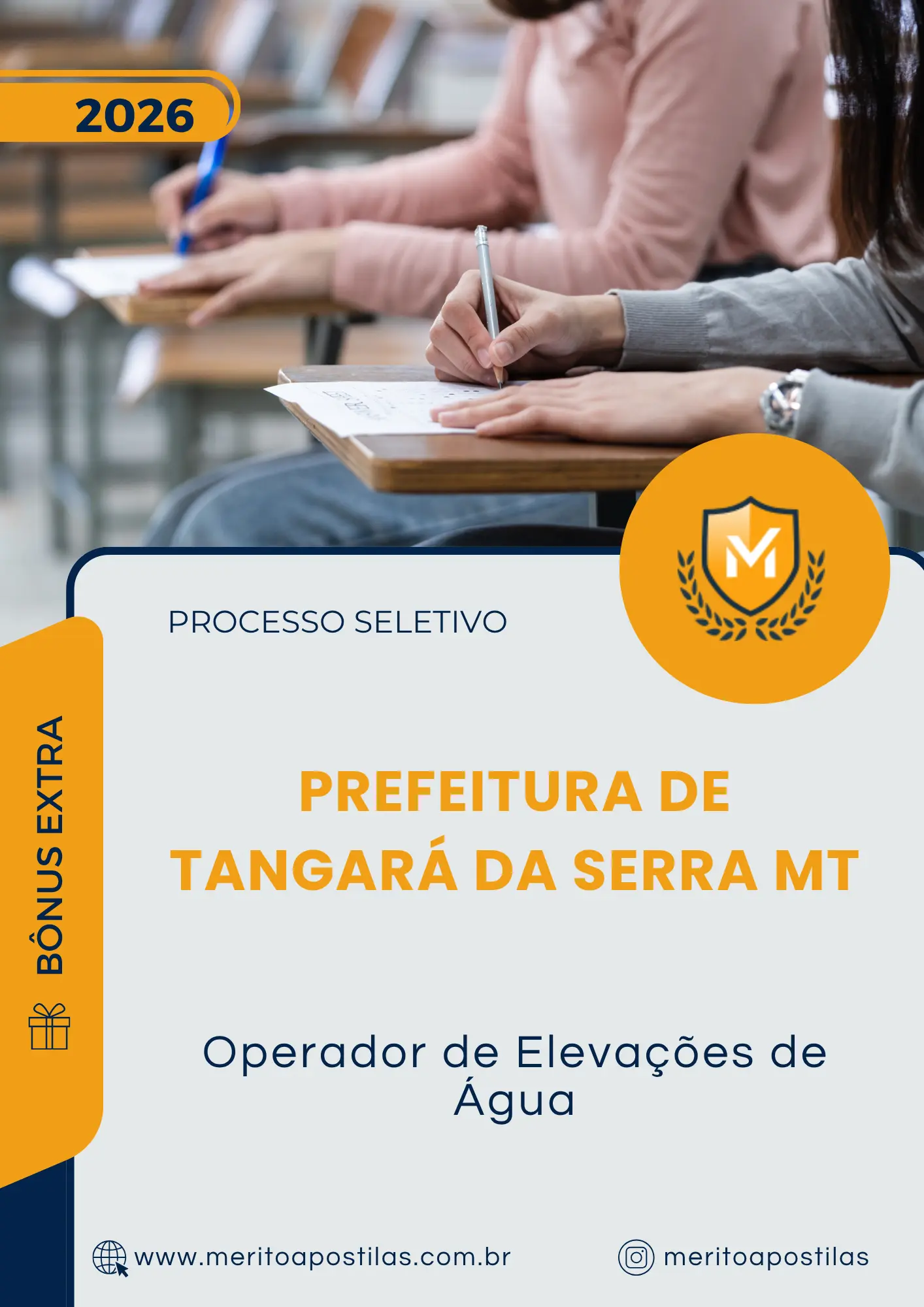 Apostila Operador de Elevações de Água Prefeitura de Tangará da Serra MT 2026