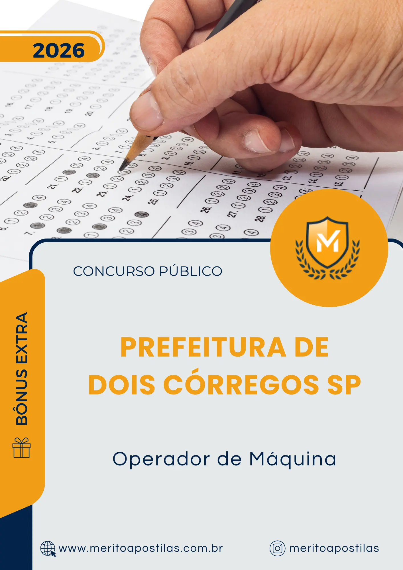 Apostila Operador de Máquina Prefeitura de Dois Córregos SP 2026