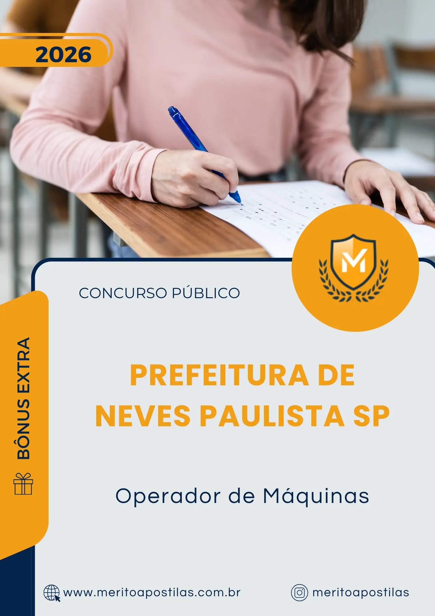 Apostila Operador de Máquinas Prefeitura de Neves Paulista SP 2026