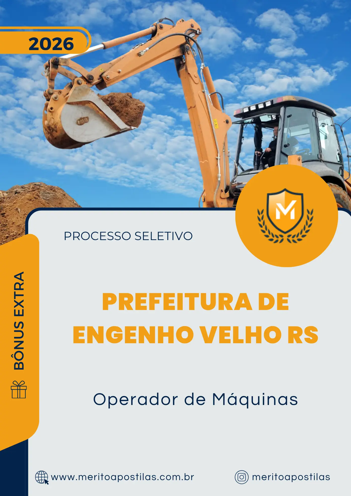 Apostila Operador de Máquinas Prefeitura de Engenho Velho RS 2026