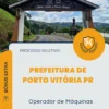 Apostila Operador de Máquinas Prefeitura de Porto Vitória PR 2026