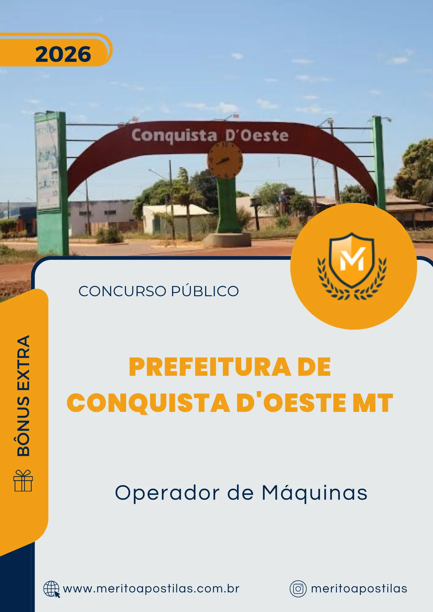 Apostila Operador de Máquinas Prefeitura de Conquista D'Oeste MT 2026