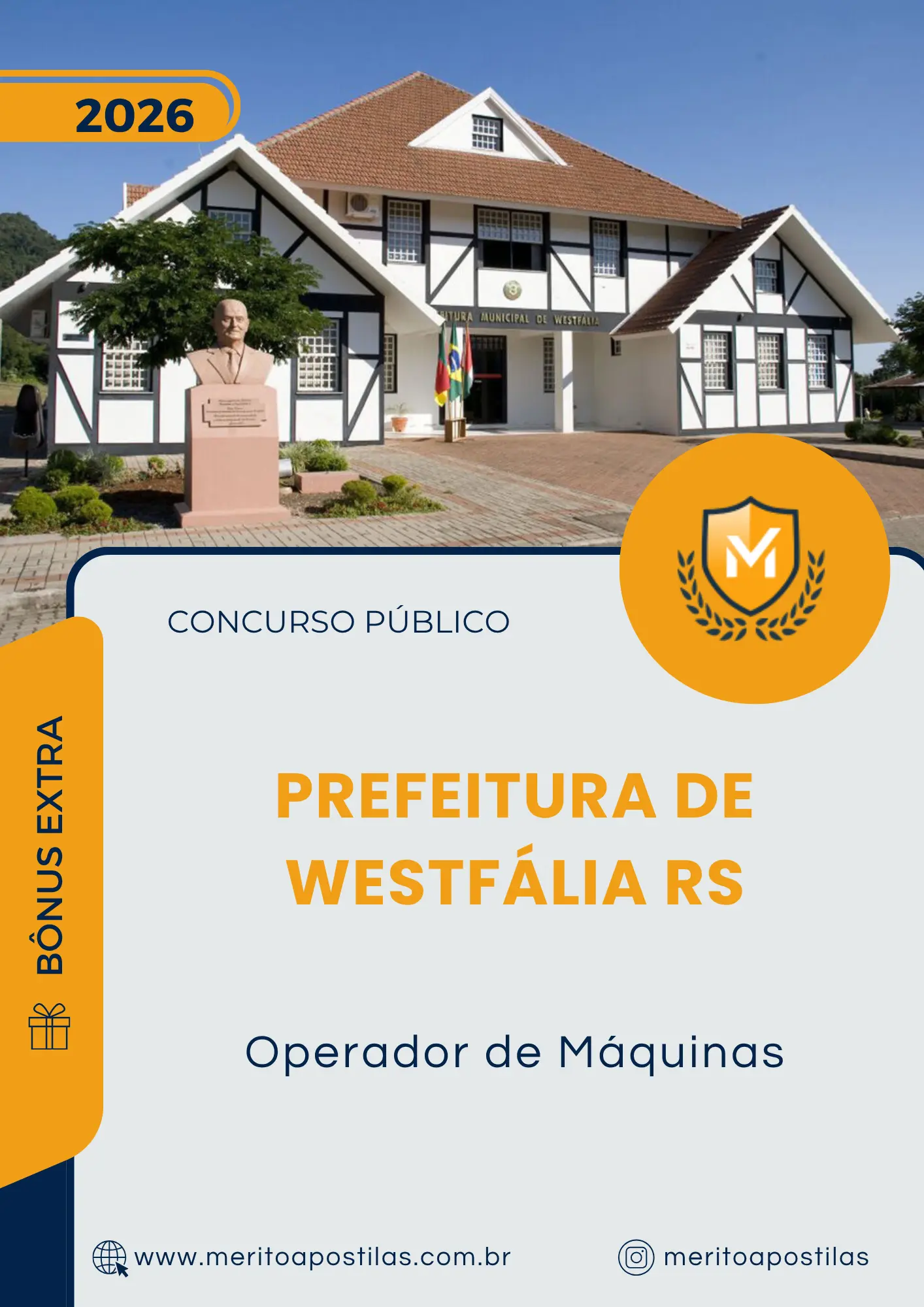 Apostila Operador de Máquinas Prefeitura de Westfália RS 2026