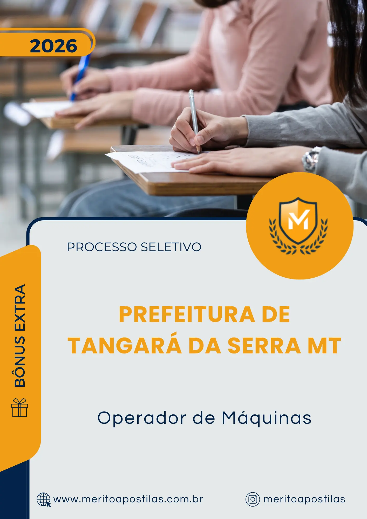 Apostila Operador de Máquinas Prefeitura de Tangará da Serra MT 2026