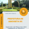 Apostila Operador De Máquinas CNH Categoria No Mínimo C Prefeitura de Anchieta SC 2026