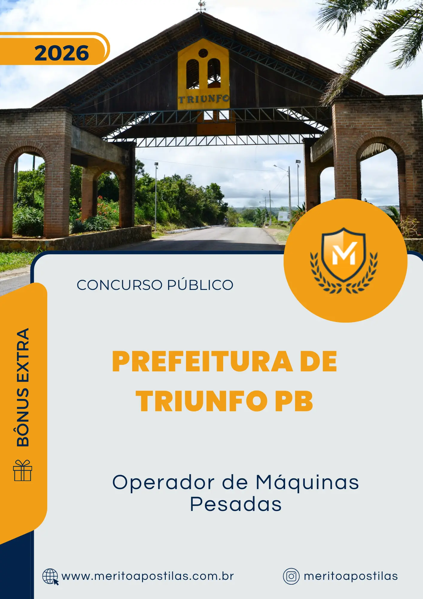 Apostila Operador de Máquinas Pesadas Prefeitura de Triunfo PB 2026