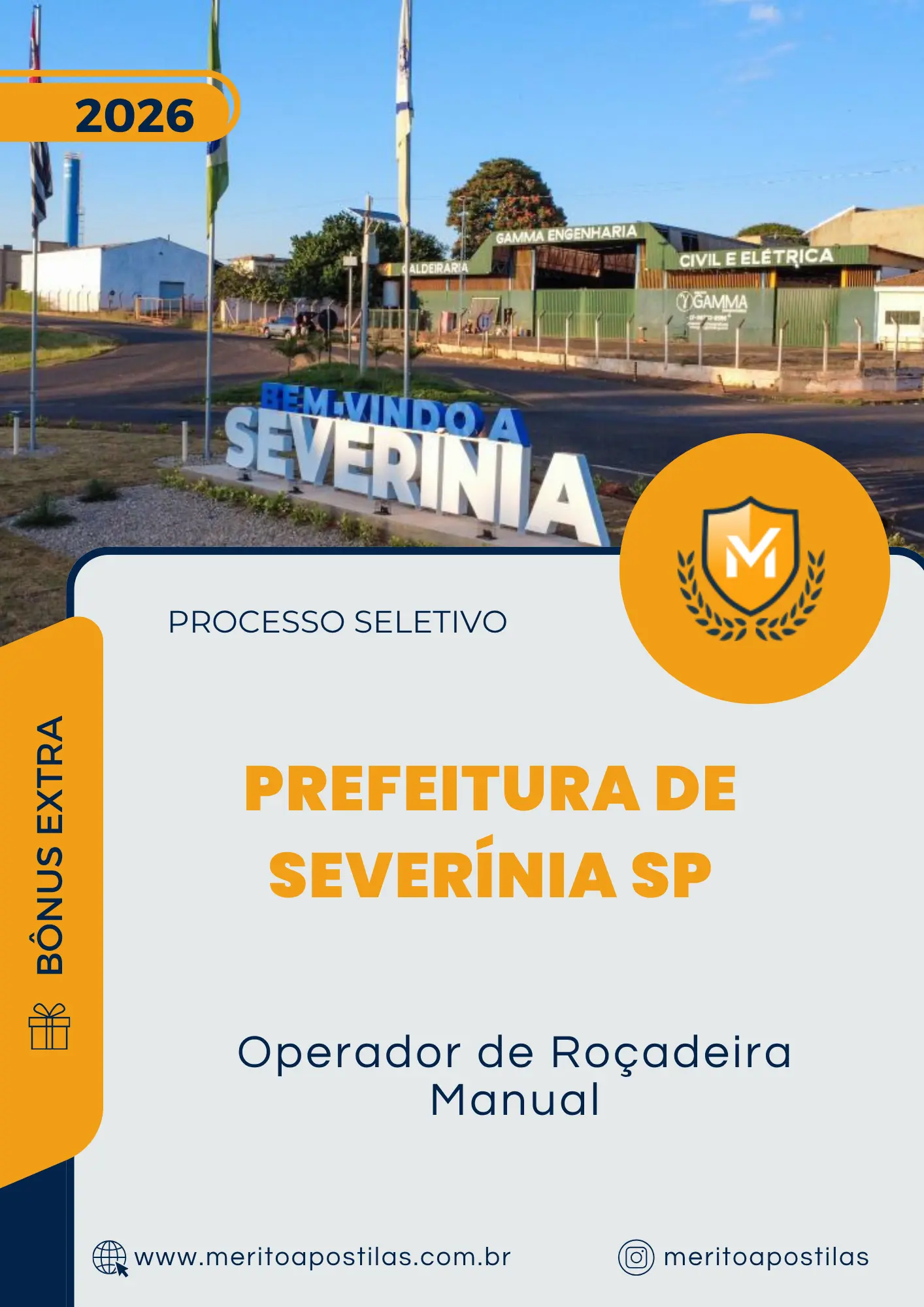 Apostila Operador de Roçadeira Manual Prefeitura de Severínia SP 2026