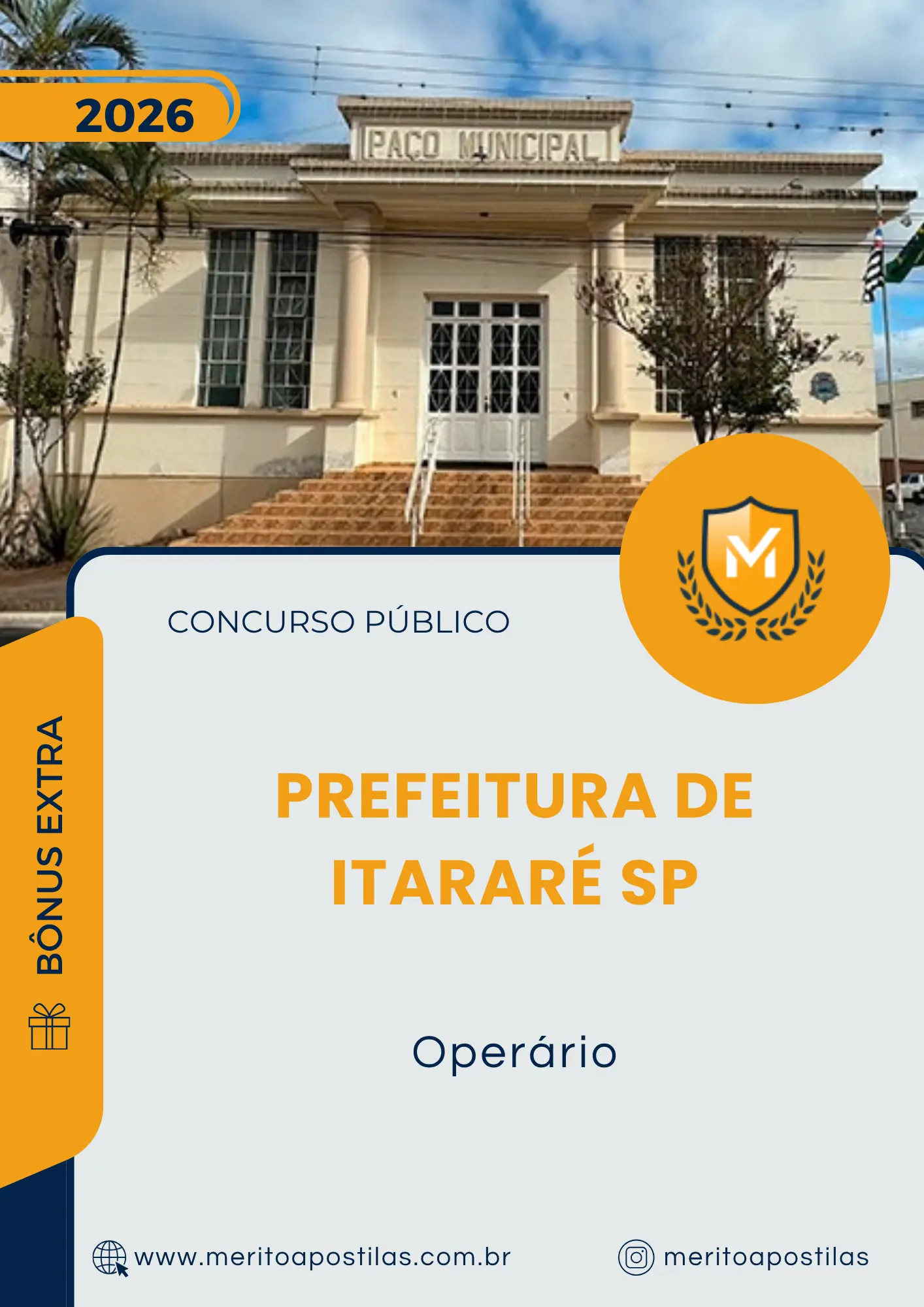 Apostila Operário Prefeitura de Itararé SP 2026