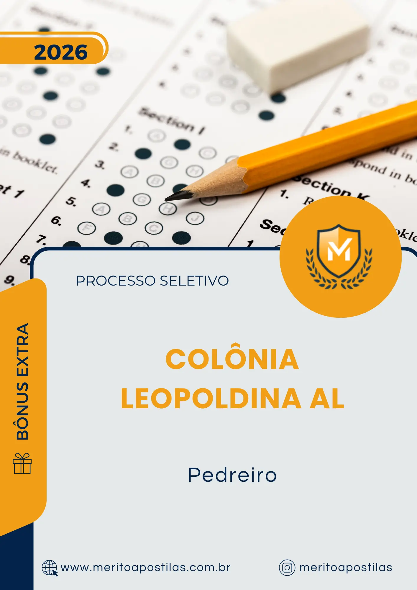 Apostila Pedreiro Prefeitura de Colônia Leopoldina AL 2026