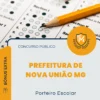 Apostila Porteiro Escolar Prefeitura de Nova União MG 2026