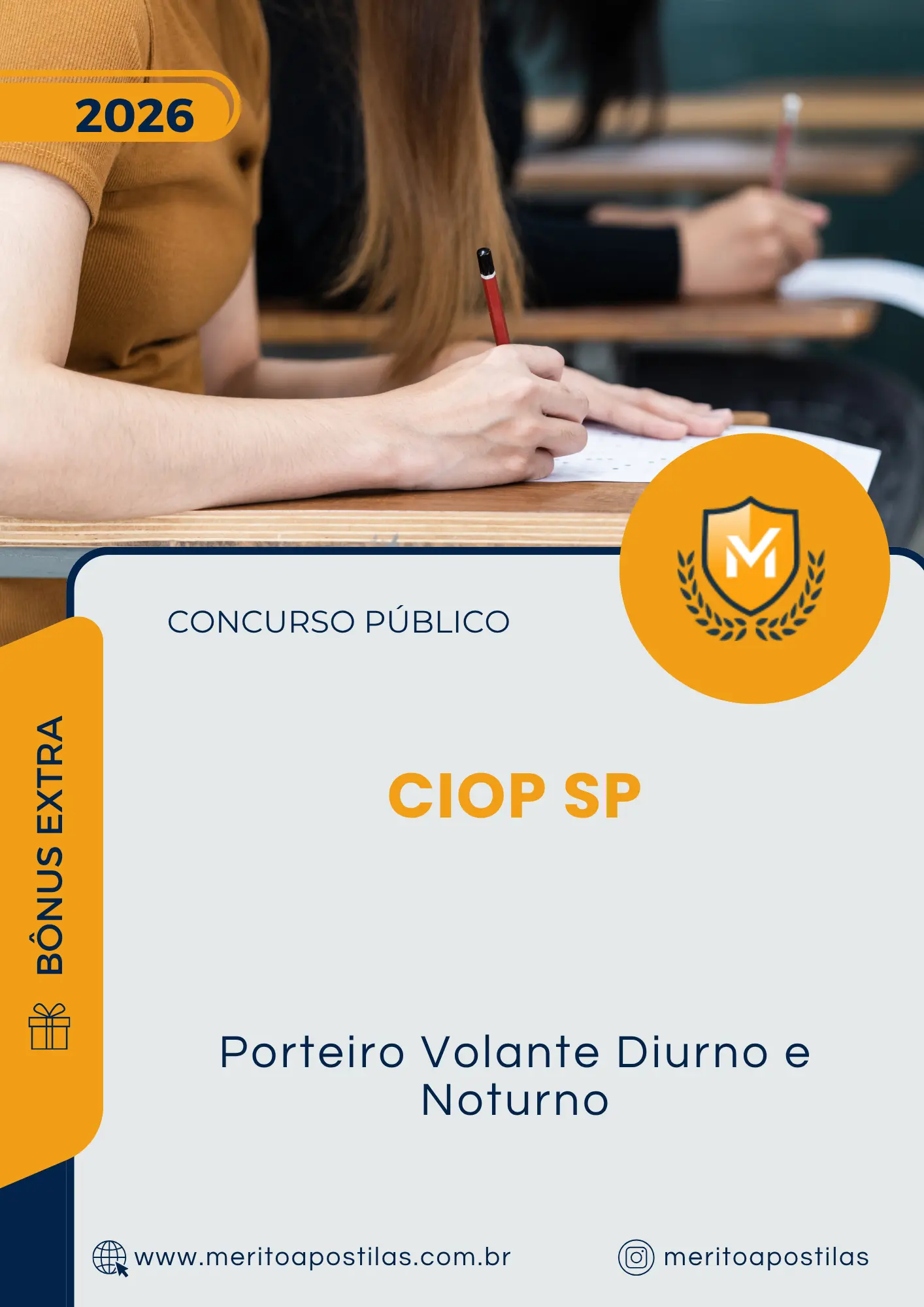 Apostila Porteiro Volante Diurno e Noturno Concurso Público CIOP SP 2026