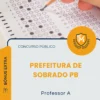 Apostila Professor A Prefeitura de Sobrado PB 2026