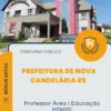 Apostila Professor Área I Educação Infantil Prefeitura de Nova Candelária RS 2026