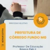 Apostila Professor De Educação Básica Peb II Prefeitura de Córrego Fundo MG 2026