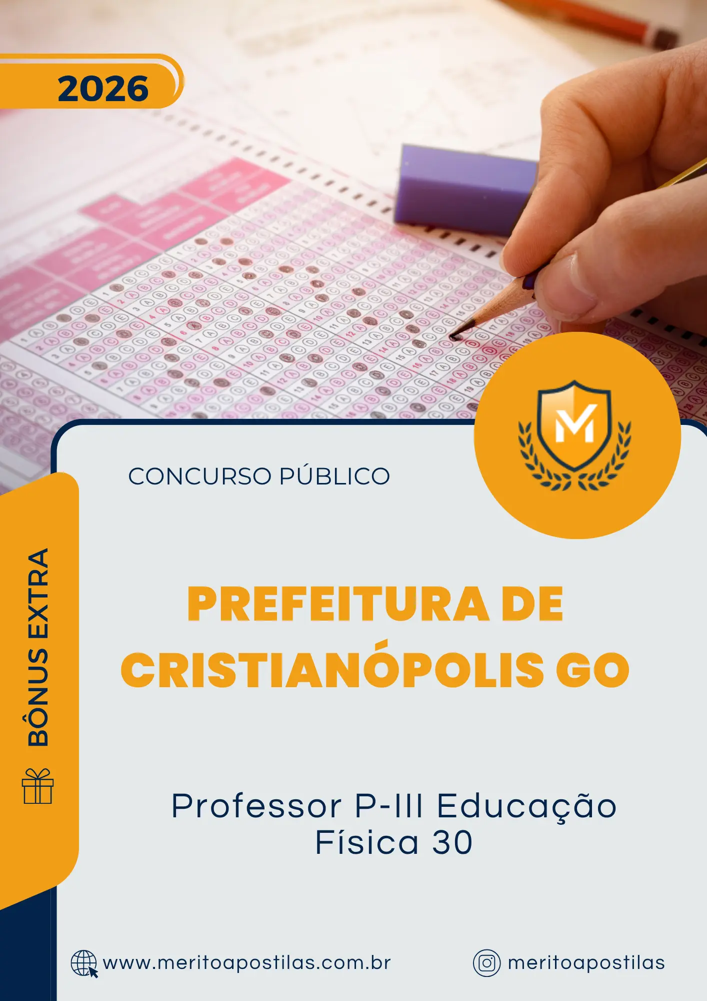 Apostila Professor P III Educação Física 30 Prefeitura de Cristianópolis GO 2026