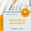 Apostila Professor PEB I Prefeitura de Macatuba SP 2026