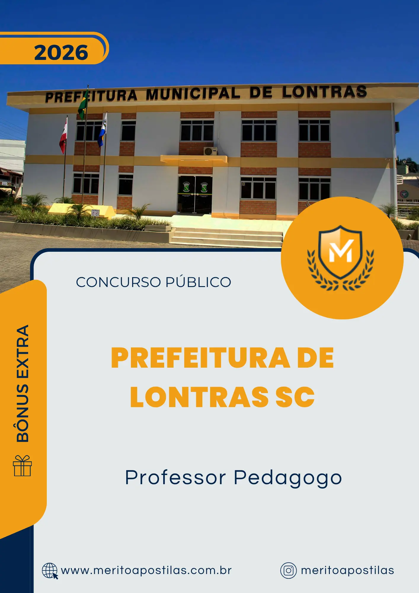 Apostila Professor Pedagogo Prefeitura de Lontras SC 2026