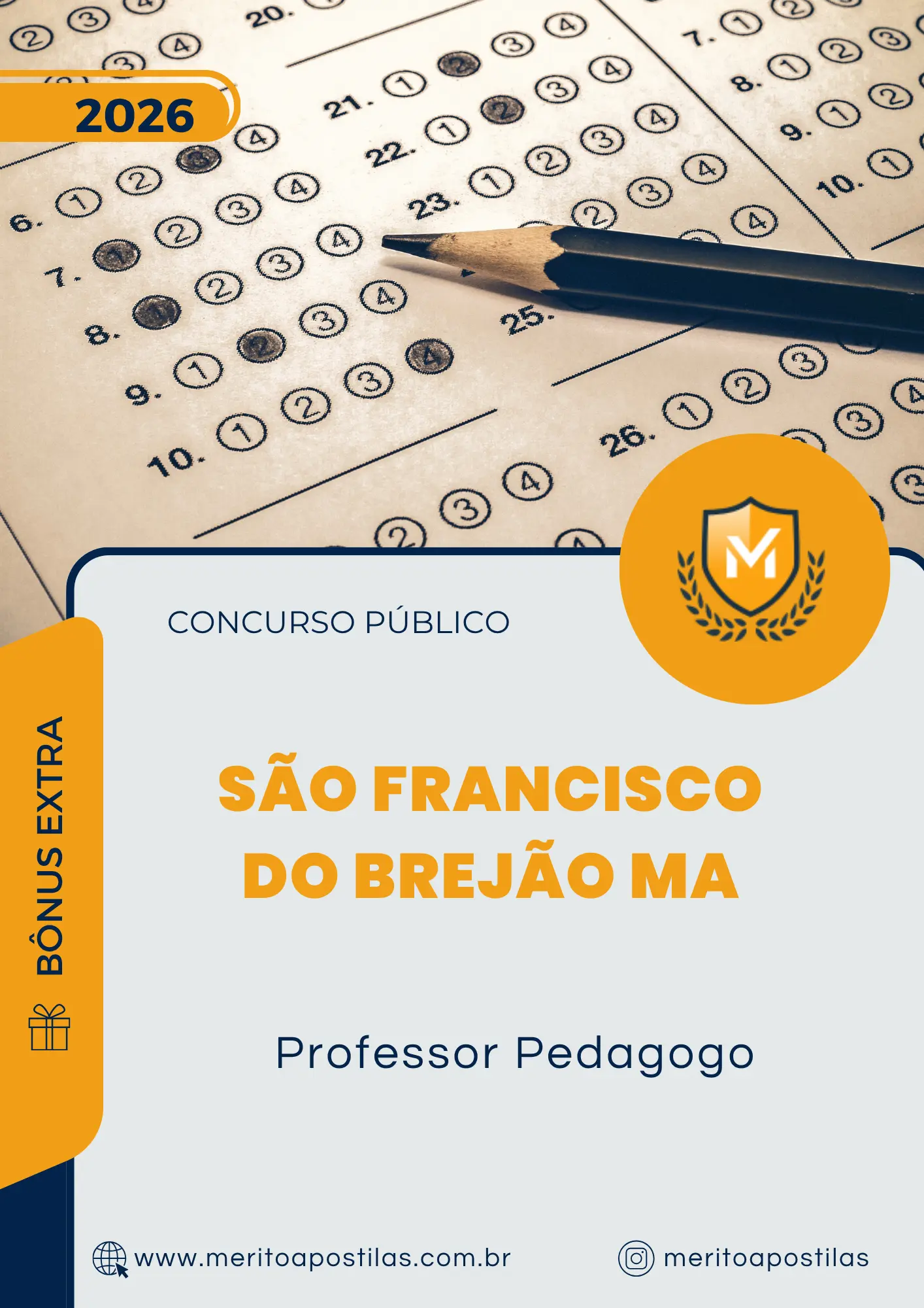 Apostila Professor Pedagogo Prefeitura de São Francisco do Brejão MA 2026