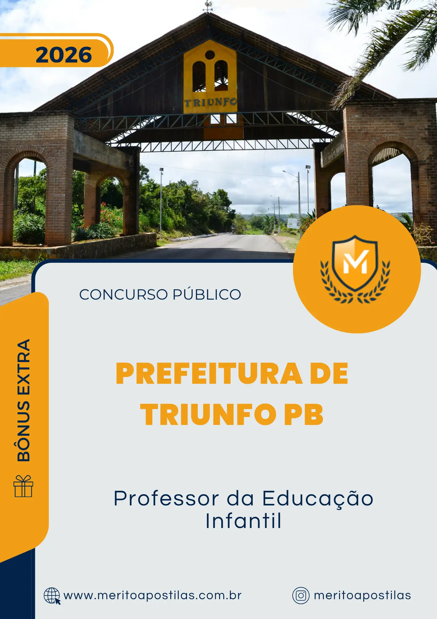 Apostila Professor da Educação Infantil Prefeitura de Triunfo PB 2026