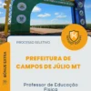 Apostila Professor de Educação Física Prefeitura de Campos de Júlio MT 2026