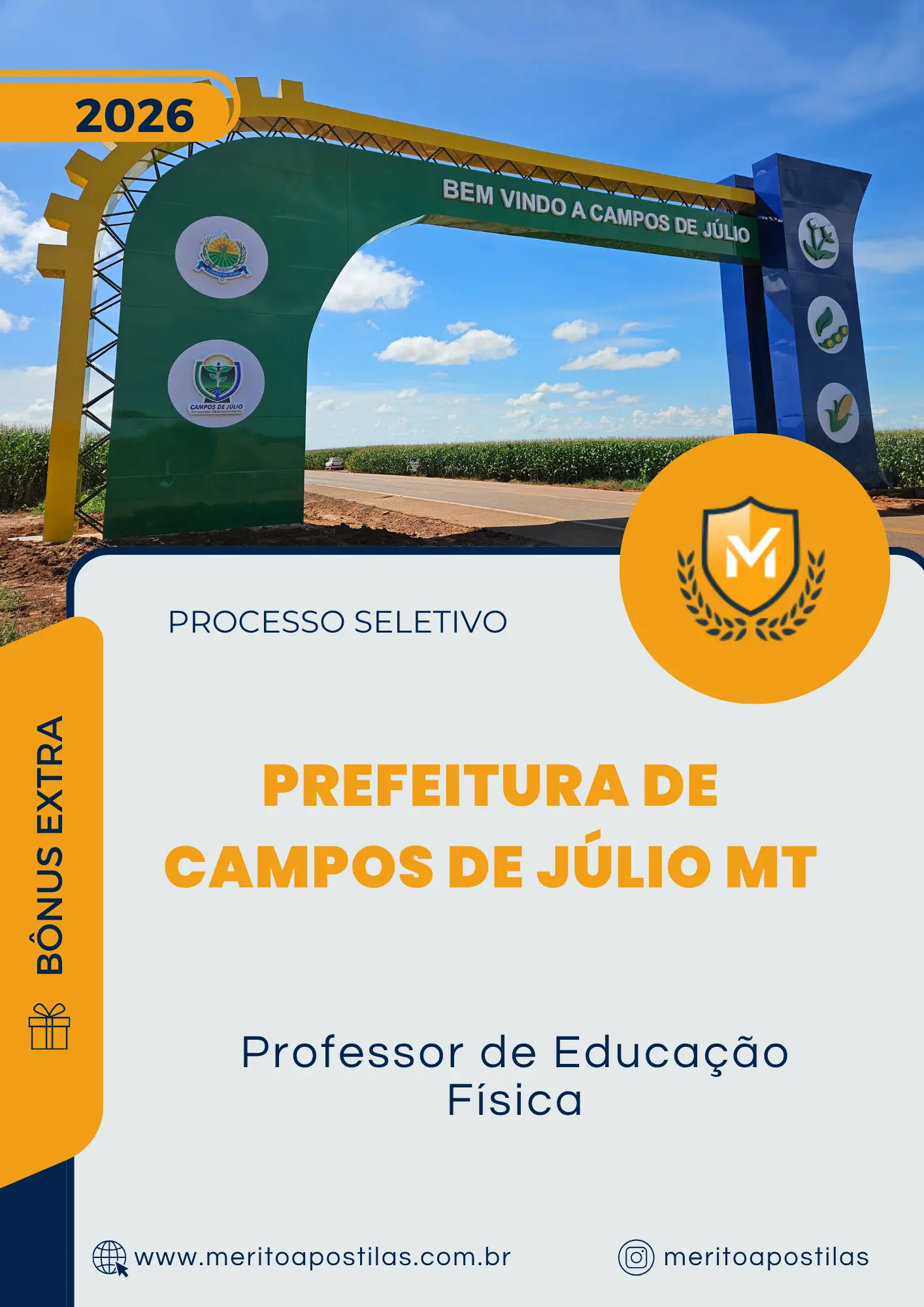 Apostila Professor de Educação Física Prefeitura de Campos de Júlio MT 2026