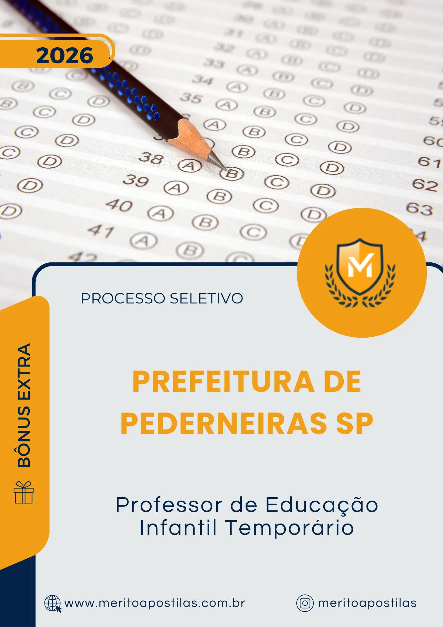 Apostila Professor de Educação Infantil Temporário Prefeitura de Pederneiras SP 2026