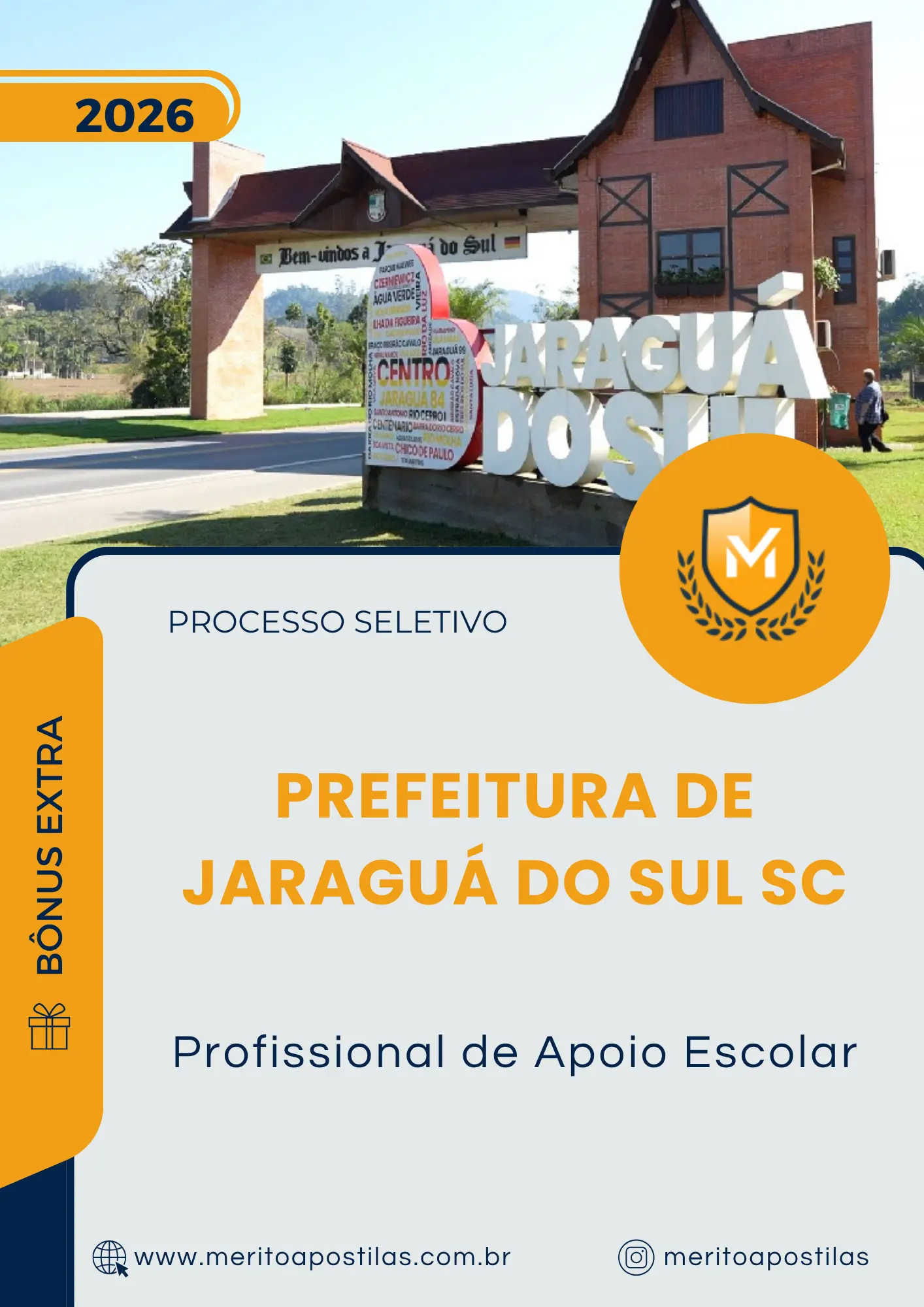 Apostila Profissional de Apoio Escolar Prefeitura de Jaraguá do Sul SC 2026