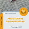 Apostila Psicóloga UBS Prefeitura de Salto Veloso SC 2026