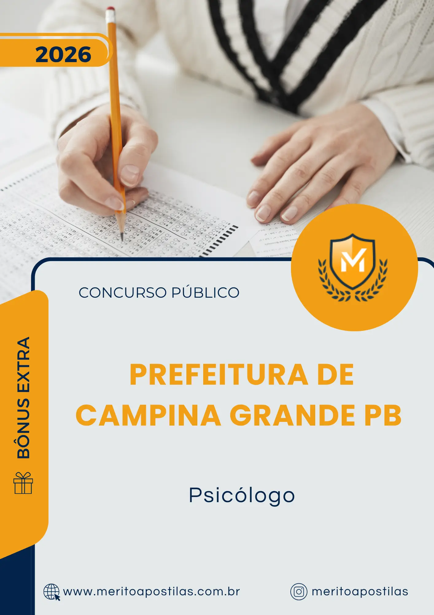 Apostila Psicólogo Prefeitura de Campina Grande PB 2026
