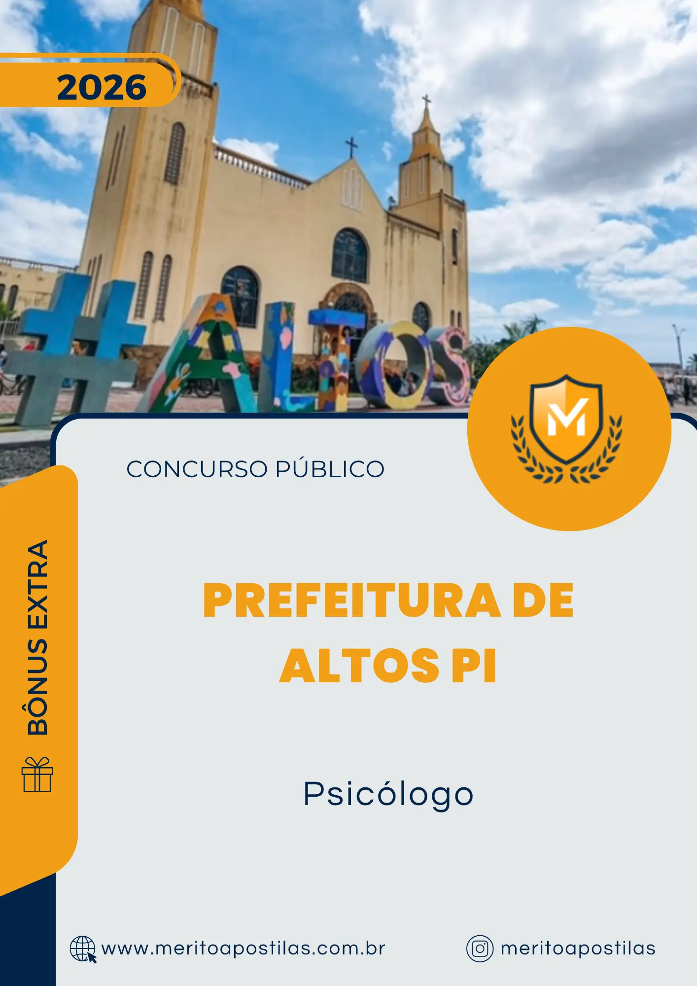 Apostila Psicólogo Prefeitura de Altos PI 2026