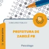 Apostila Psicólogo Prefeitura de Zabelê PB 2026